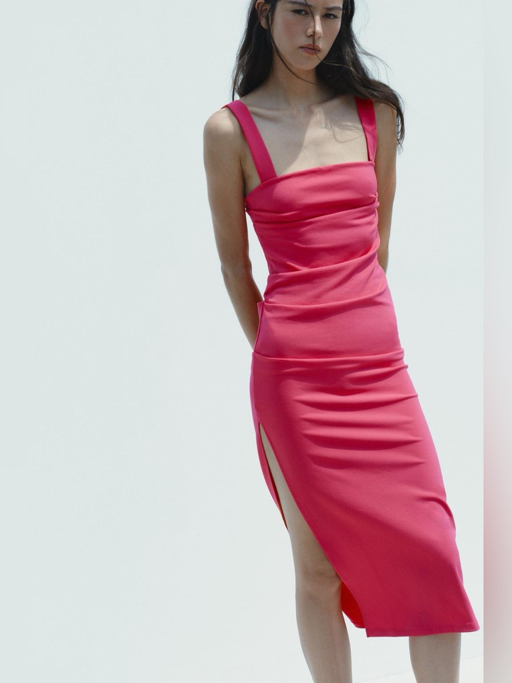 ZARA Pleated MiDi Dress NWT ❗️